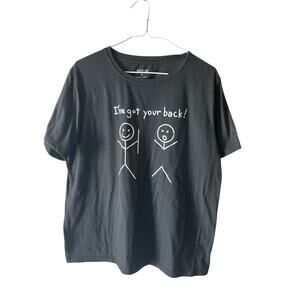 I've Got Your Back Shein Humor Graphic Novelty Funny T Shirt Size XL Tee Womens